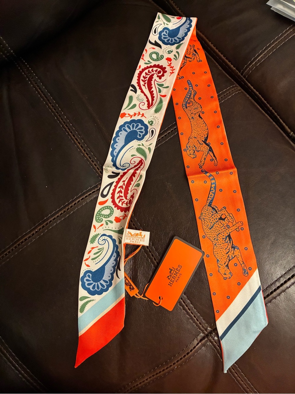 Guepards Twilly Scarf 100% Silk
